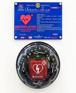 rotary defibrilator - Schimbarea începe prin prevenție! Cum redefinește Rotary Club Pitești Unity siguranța și educația pentru sănătate în Argeș