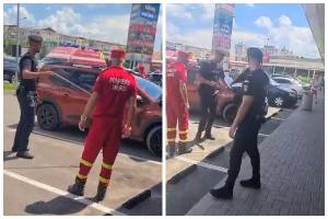 șarpe capturat jandarmi Câmpulung