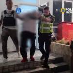 Scandal monstru într-un bar din Mioveni! A scos cuțitul în fața clienților (VIDEO) 10 bărbat reținut mioveni