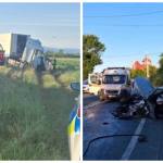 Două accidente grave pe DN 6! Un șofer este resuscitat 10 accidente DN 6