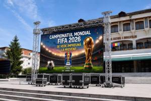 726016516 1016805024372811 1658723540248684863 n - FIFA 2026 se vede la Mioveni: ecran LED în aer liber pentru meciurile importante ale turneului