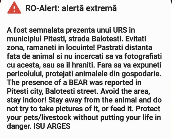 RO-Alert urs