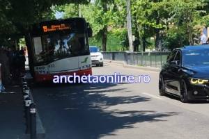 autobuz Publitrans biciclist lovit