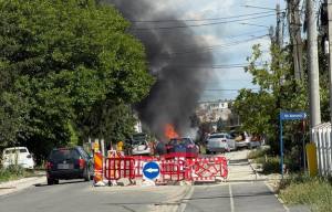 bd222da8 b679 4586 b7d6 57b79991f46b 1 - Incendiu violent în Ștefănești! O mașină a luat foc