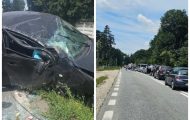 accident valea ursului aglomeratie