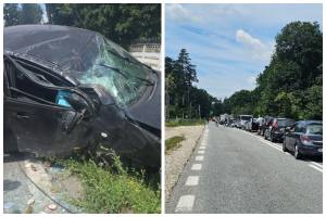 accident valea ursului aglomeratie