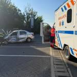 Impact între un autoturism și o ambulanță care transporta un copil 10 accident ambulanță copil Iași