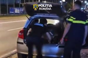 control poliție Buzău pistol mașină