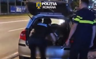 control poliție Buzău pistol mașină