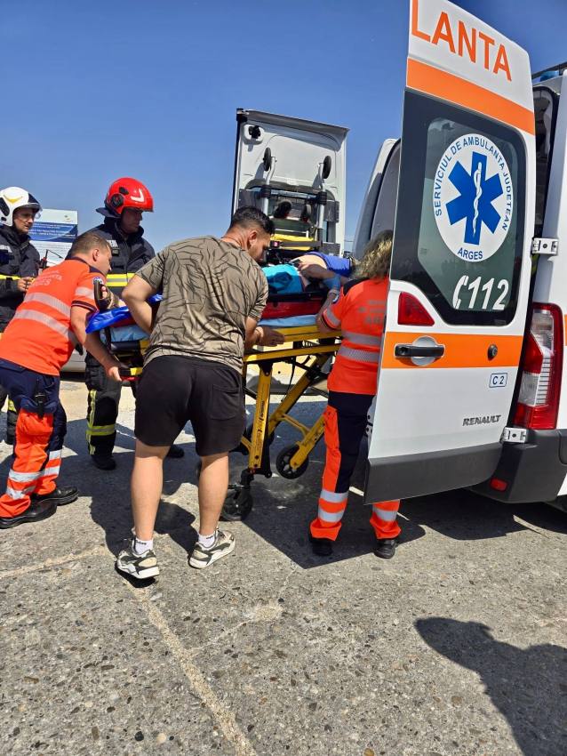 pompier arges accident