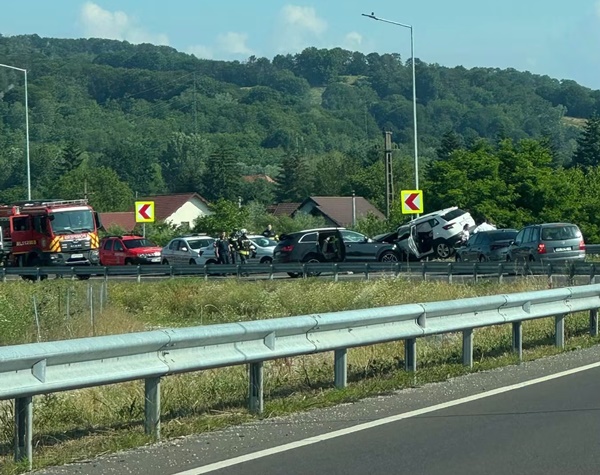 Accident grav pe A1 Foto: info Trafic Pitești