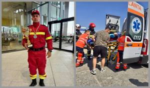 z 5 - A intervenit fără ezitare: pompier argeșean, martor și prim salvator la un accident