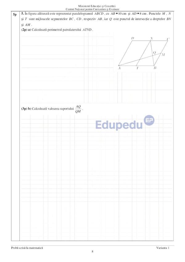 batch ENVIII Matematica 2026 Var 01 LRO page 0008 1085x1536 1 - Subiecte Matematică Evaluarea Națională 2026. Ce au avut de rezolvat elevii la examen