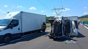 275cb566 2c23 44ae b573 96ad9d91fed8 - Accident pe DEx12. Trafic blocat