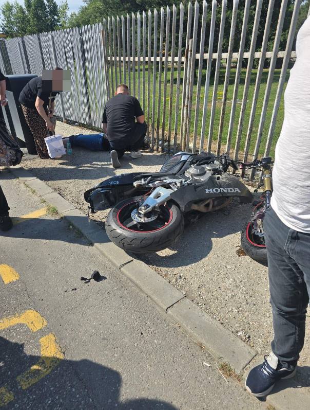 Accident Pitești stație Jumbo