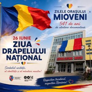 730543313 1148484058356619 50087755675093300 n - Centrul Cultural Mioveni: „La mulți ani, Tricolorului României!„
