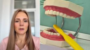 Foto descriptiv. Sursă foto: FB Clinica Dentară Dr Eftimie și screenshot video.