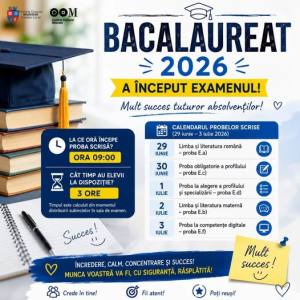 733621763 1503714221502860 3170878235087661672 n - Centrul Cultural Mioveni: „Mult succes la Bacalaureat 2026!”
