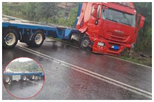BeFunky collage 2026 07 01T184643.621 - Trafic blocat pe DN 7 din cauza unui incident auto. Un autotren implicat
