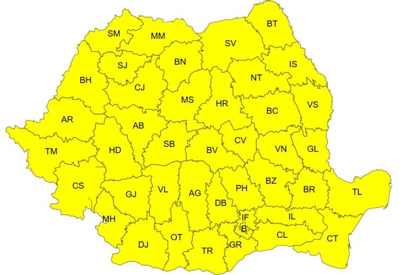 hjpoj 1 - Argeșul, sub cod portocaliu de vijelii puternice! Noi alerte ANM pentru aproape toată țara
