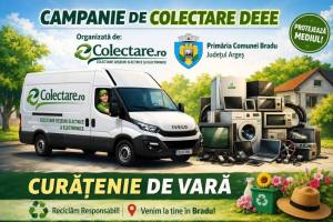 732853830 2657681087959676 1507136131284485851 n - Campania gratuită de colectare a deșeurilor electrice și electronice continuă la Bradu