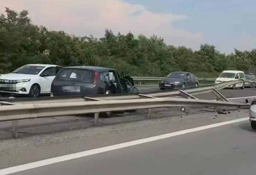Accident pe Autostrada A1