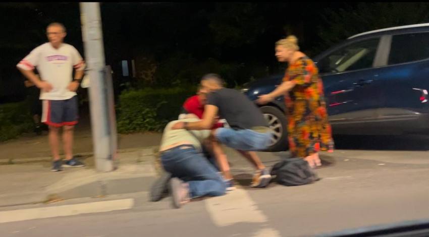 Incident în Pitești! Unui bărbat i s-a făcut rău pe trecerea de pietoni 1 incident Pitesti