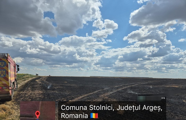 Argeș: O clipă de neatenție poate provoca un dezastru! 6 incendii de vegetație în doar 24 de ore 1 Incendiu Stolnici - Argeș: O clipă de neatenție poate provoca un dezastru! 6 incendii de vegetație în doar 24 de ore