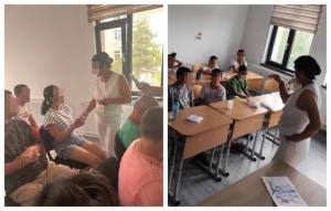 z 7 - Pitești. Beneficiarii Centrului Multifuncțional Comunitar au participat la un curs despre igiena orală