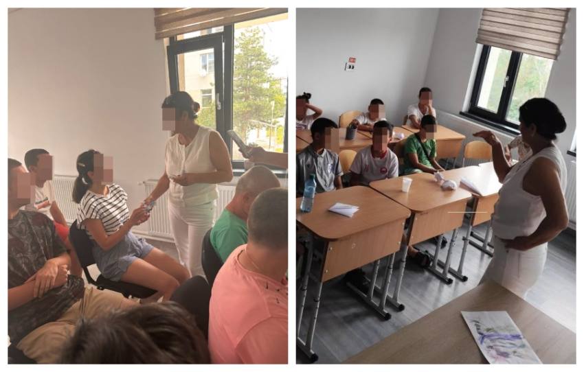 z 7 - Pitești. Beneficiarii Centrului Multifuncțional Comunitar au participat la un curs despre igiena orală