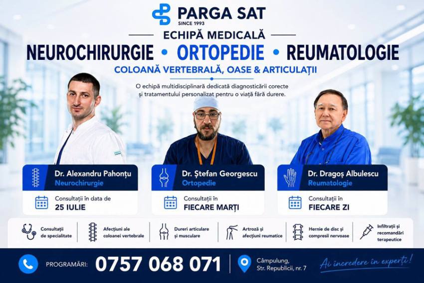 Sursă foto: FB Centrul Medical Parga Sat 