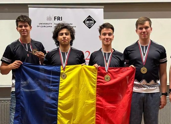 Trei medalii de aur și una de argint pentru elevii români la Olimpiada de Informatică a Europei Centrale 2026 Sursă foto: Ministerul Educației