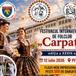 745442055 122186451794790737 1750942381660568708 n - Final spectaculos al Festivalului Internațional de Folclor „Carpați”, astăzi la Pitești. Paradă, flash mob și peste 500 de dansatori