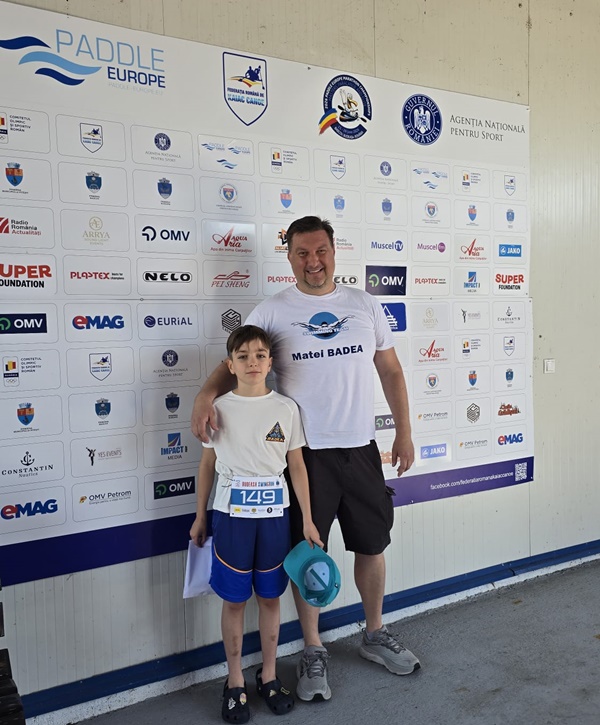 bogdan si matei 1 - Matei Badea campion la nici 10 ani! Fiul consilierul județean Bogdan Badea a impresionat la Budeasa