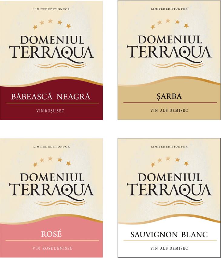 etichete vin terraqua - Terraqua ZERO și Domeniul Terraqua – două concepte construite în jurul calității