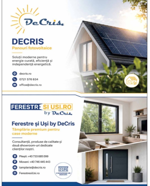 Decris - Decris aduce sub același acoperiș energia verde și confortul locuinței