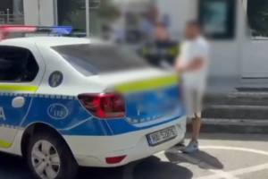 poliție scandal parcare reținut