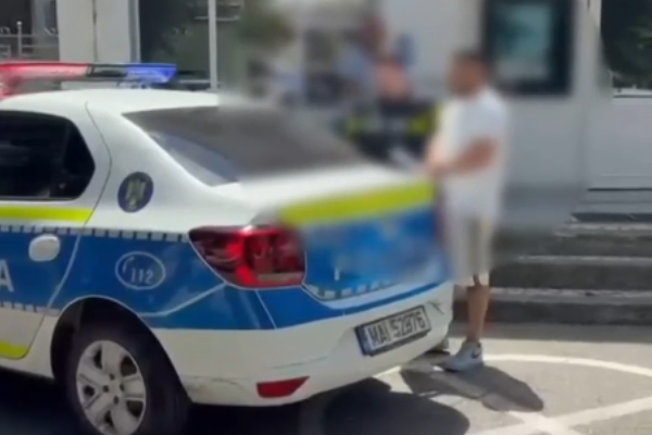 poliție scandal parcare reținut