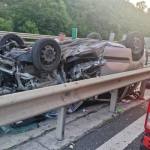 Accident cumplit pe A1! O fetiță a murit. Alt copil și mama lui, transportați la spital 10 accident A1 Sibiu