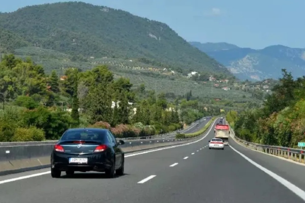 masină grecia autostradă masină grecia autostradă