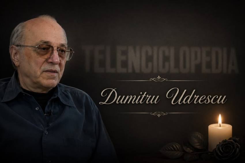 Doliu în lumea televiziunii. S-a stins creatorul emisiunii „Teleenciclopedia” 1 DumitruUdrescu