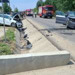 Update: Accident violent în Argeș! Un copil și doi adulți, transportați la spital 17 accident Argeș Buzoiești