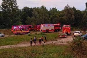 pompieri căutări tineri râul Argeș Dâmbovița