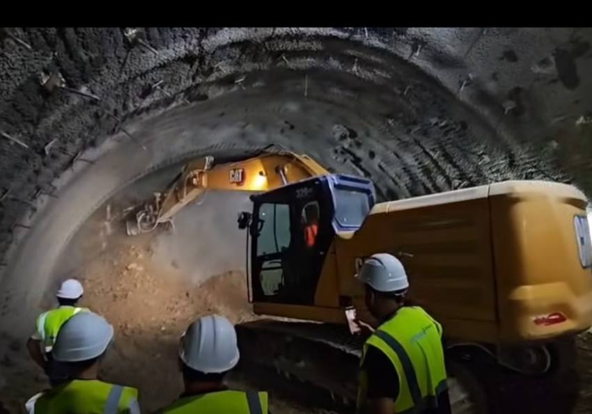 tunelul boita a fost strapuns 1 Sursă foto: screenshot Facebook Cristian Pistol.