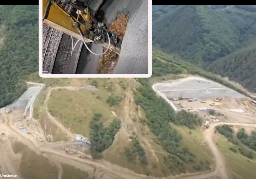 Autostrada Sibiu–Pitești: Prima galerie a tunelului Boița 1 a fost străpunsă. Cum avansează lucrările pe secțiunea 2 1 Sursă foto: screenshot Facebook Cristian Pistol.