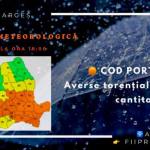 S-a prelungit avertizarea de cod portocaliu de averse torențiale în Argeș 11 cod averse arges