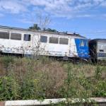 WhatsApp Image 2026 07 23 at 10.46.57 - Situație incredibilă în Pitești: tren oprit în dreptul barierei după ce a rămas fără motorină