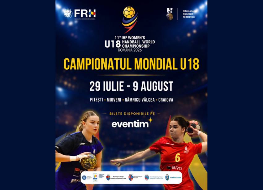 Sursă foto: FB FRH - Federația Română de Handbal și screenshot eventim.ro.