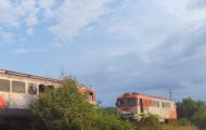 incendiu locomotiva stâlpeni