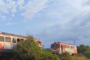 incendiu locomotiva stâlpeni